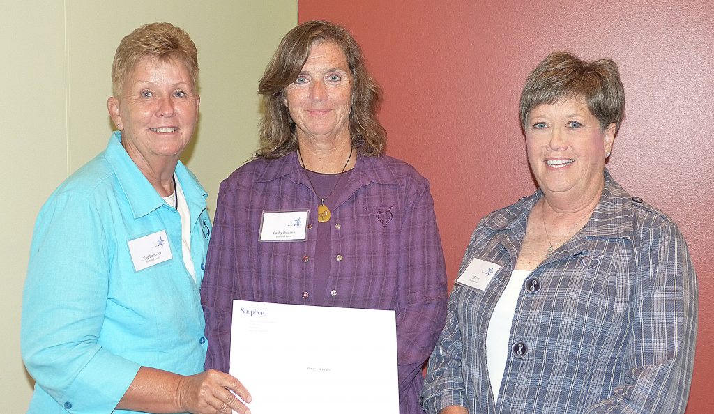 President, Executive Director, and Co-Founder Kay Barkwill, along with Cathy Dodson and JB Pike, received one of the 2016 nonprofit WISH Grants